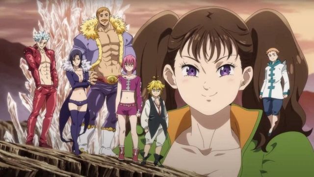 The Seven Deadly Sins as seen in the anime (Image via Studio Deen)