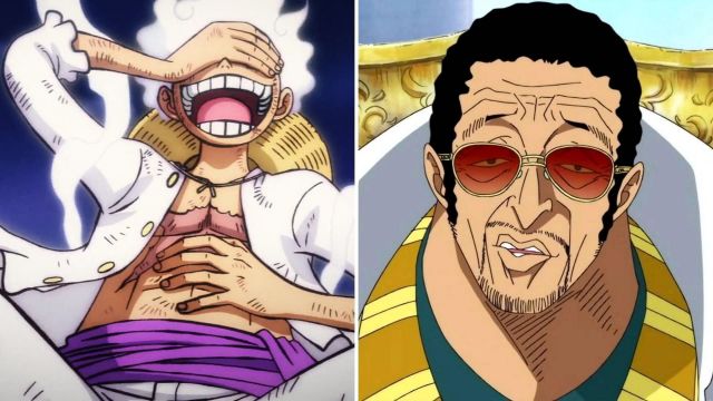 Luffy is definitely  afraid of Kizaru in One Piece chapter 1090 (but it's not for himself)
