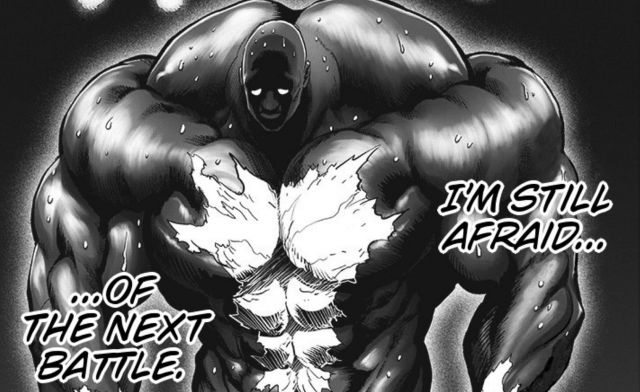 Superalloy Darkshine as seen in the One Punch Man manga (Image via Shueisha)