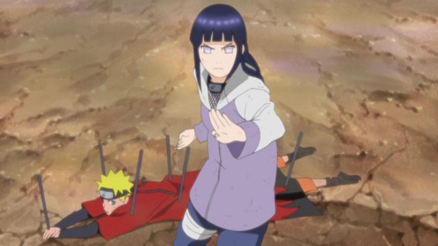 Hinata and Naruto as seen in Naruto Shippuden (Image via Studio Pierrot)