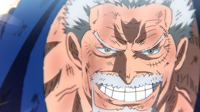 An aged Garp as seen in One Piece (Image via Toei Animation, One Piece)