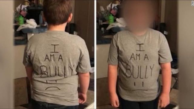 A mother gains online attention for the shirt she compelled her son to wear to school.