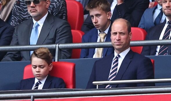 Prince George surprises royal fans by joining dad Prince William at FA Cup final