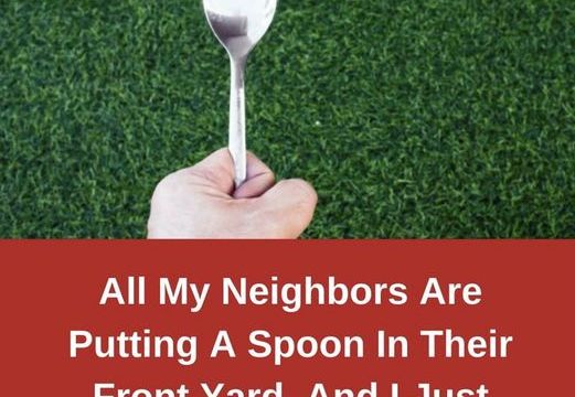 HT1.I have found out why many of my neighbours are placing spoons in their front yards.