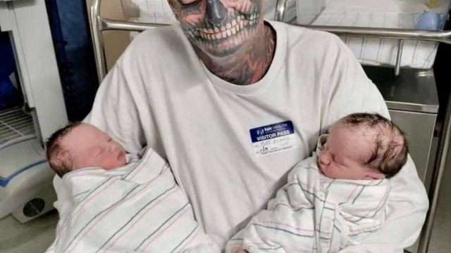 HT1. Dad With 240 Tattoos Faces Backlash As People Think He Is A Horrible Father – Then His Wife Reveals The Truth