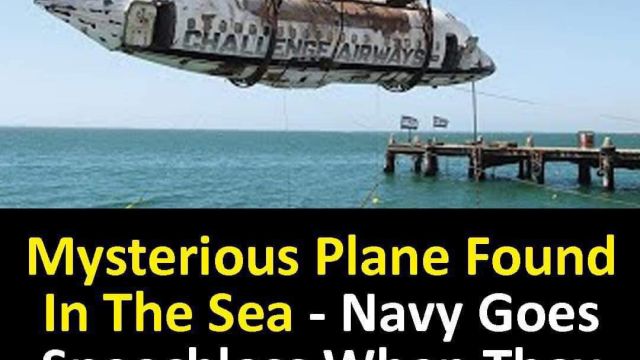 HT1. Mysterious plane found in the sea – Navy goes speechless when they look inside