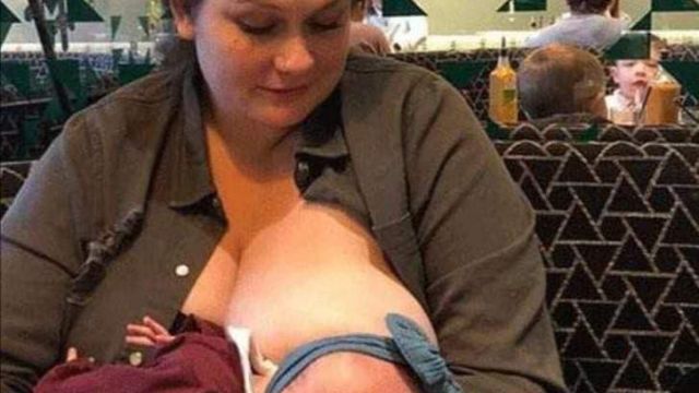 HT1. Mom ordered to cover herself up when breastfeeding