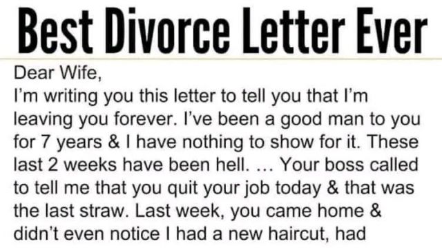 HT1. A Woman’s Reply To A Husband Eloping With Her Sister