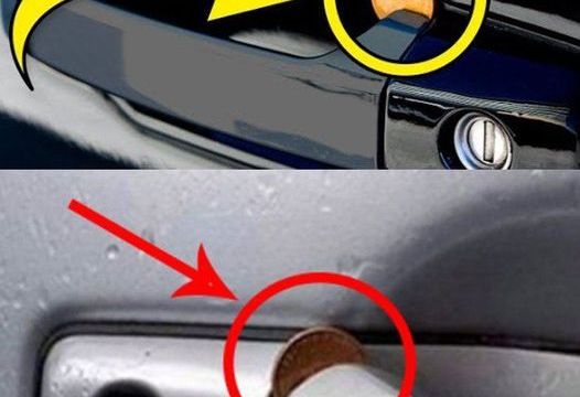 HT1. Here’s what it means if you spot a penny lodged in your car door handle -