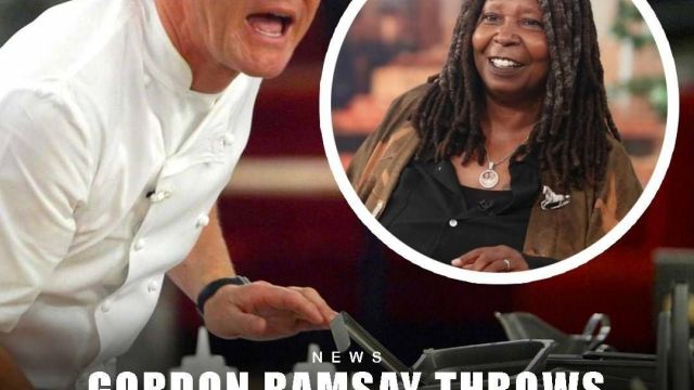 HT1. Just In: Gordon Ramsay Throws Whoopi Goldberg Out Of His Restaurant, Bans Her For Life