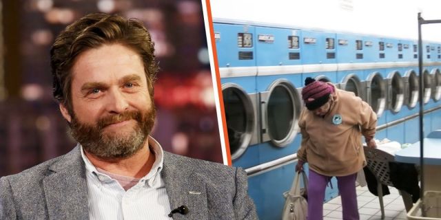 HT6. Zach Galifianakis Paid Old Homeless Woman's Rent for Years & Spent Time with Her as She Had No Family