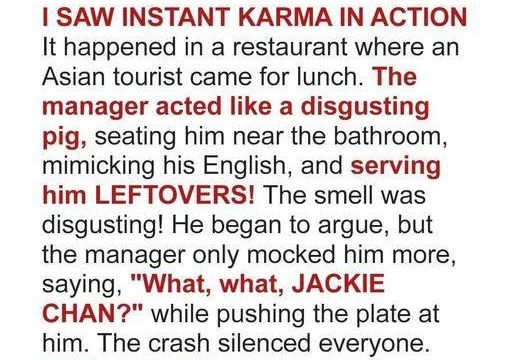 HT1. Manager Forced Waitress to Serve Leftovers to Foreign Customer, Life Taught Him a Lesson Immediately