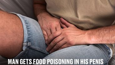 Man gets food poisoning in his penis after an intimate moment with his wife