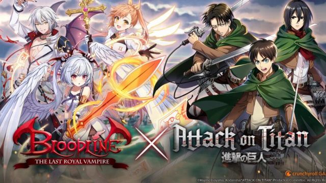 Bloodline: The Last Royal Vampire Mobile JRPG Launches With Attack on Titan Collab