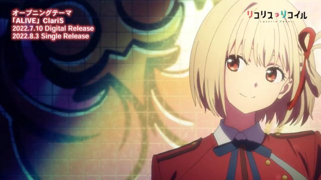 Lycoris Recoil Releases Non-Credit Opening Video